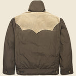 Leather-Yoke Western Jacket - Olive - RRL - STAG Provisions - Outerwear - Coat / Jacket