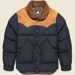 Shearling-Collar Western Jacket - Onyx - RRL - STAG Provisions - Outerwear - Coat / Jacket