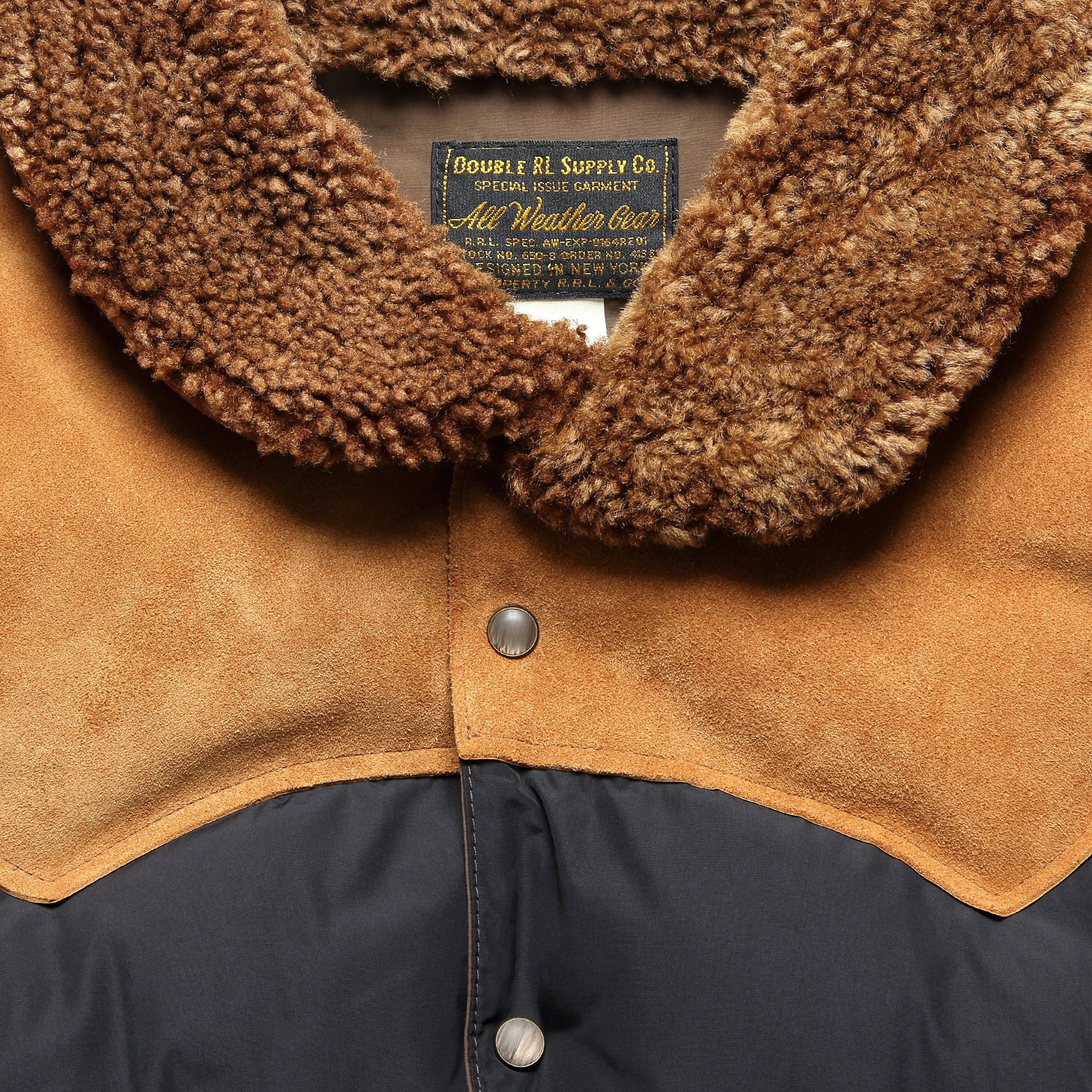 
                          Shearling-Collar Western Jacket - Onyx - RRL - STAG Provisions - Outerwear - Coat / Jacket
                        