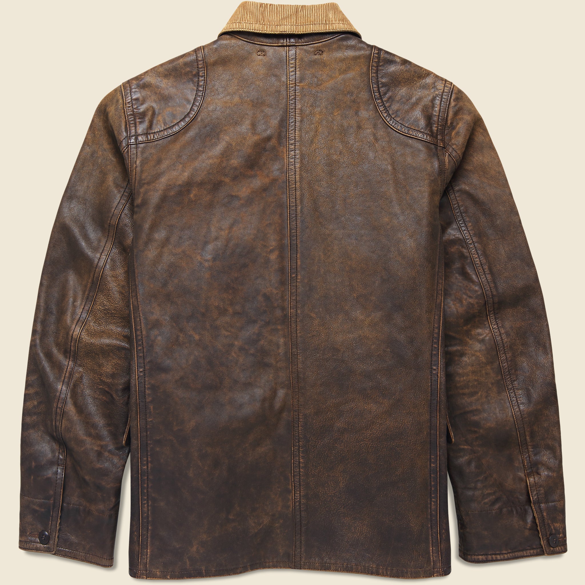 Libby Moto Jacket - Brown - RRL - STAG Provisions - Outerwear - Coat / Jacket