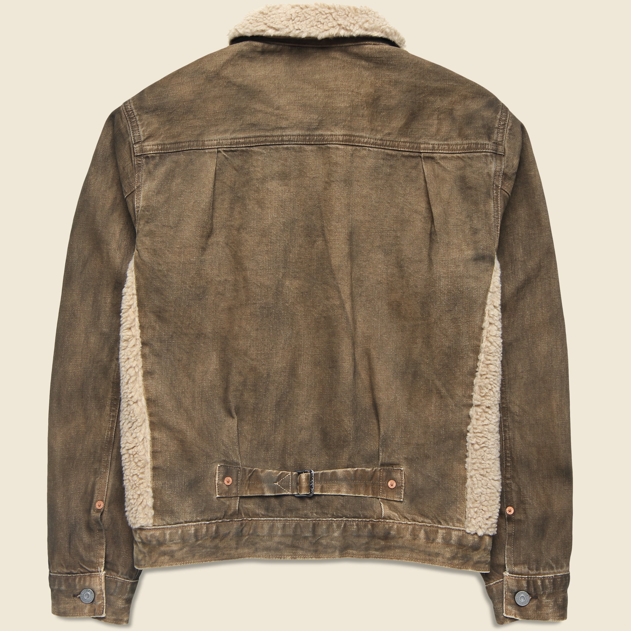 
                          Denim Grizzly Jacket - Brown - RRL - STAG Provisions - Outerwear - Coat / Jacket
                        