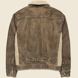 Denim Grizzly Jacket - Brown - RRL - STAG Provisions - Outerwear - Coat / Jacket