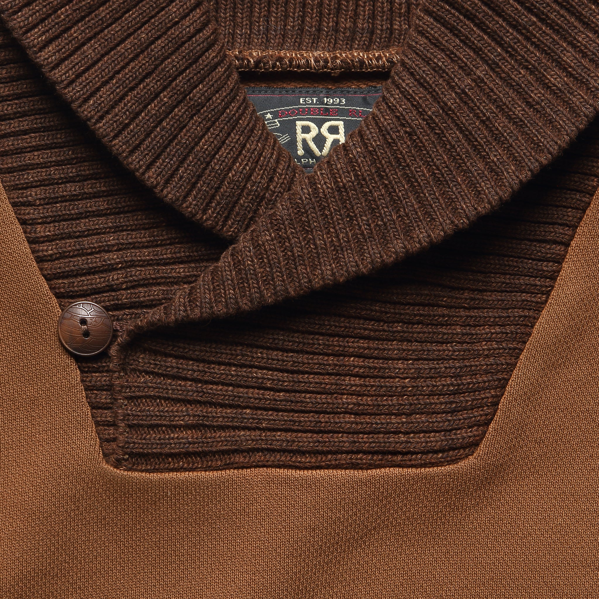 Morris Shawl Sweatshirt - Tan - RRL - STAG Provisions - Tops - Fleece / Sweatshirt
