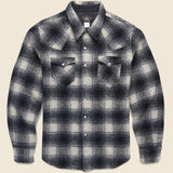 Jacquard Western Overshirt - Black - RRL - STAG Provisions - Tops - L/S Woven - Overshirt