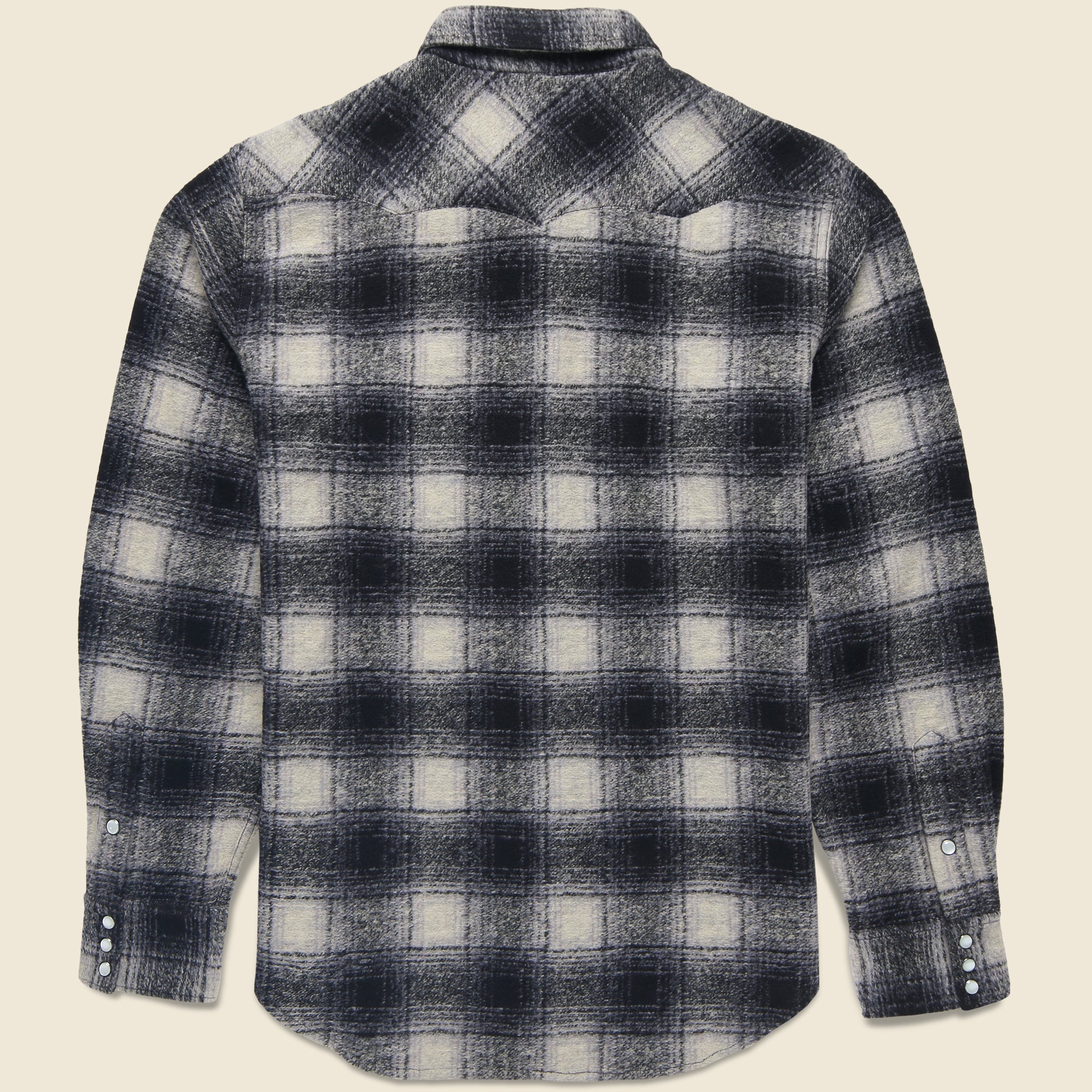 Jacquard Western Overshirt - Black - RRL - STAG Provisions - Tops - L/S Woven - Overshirt