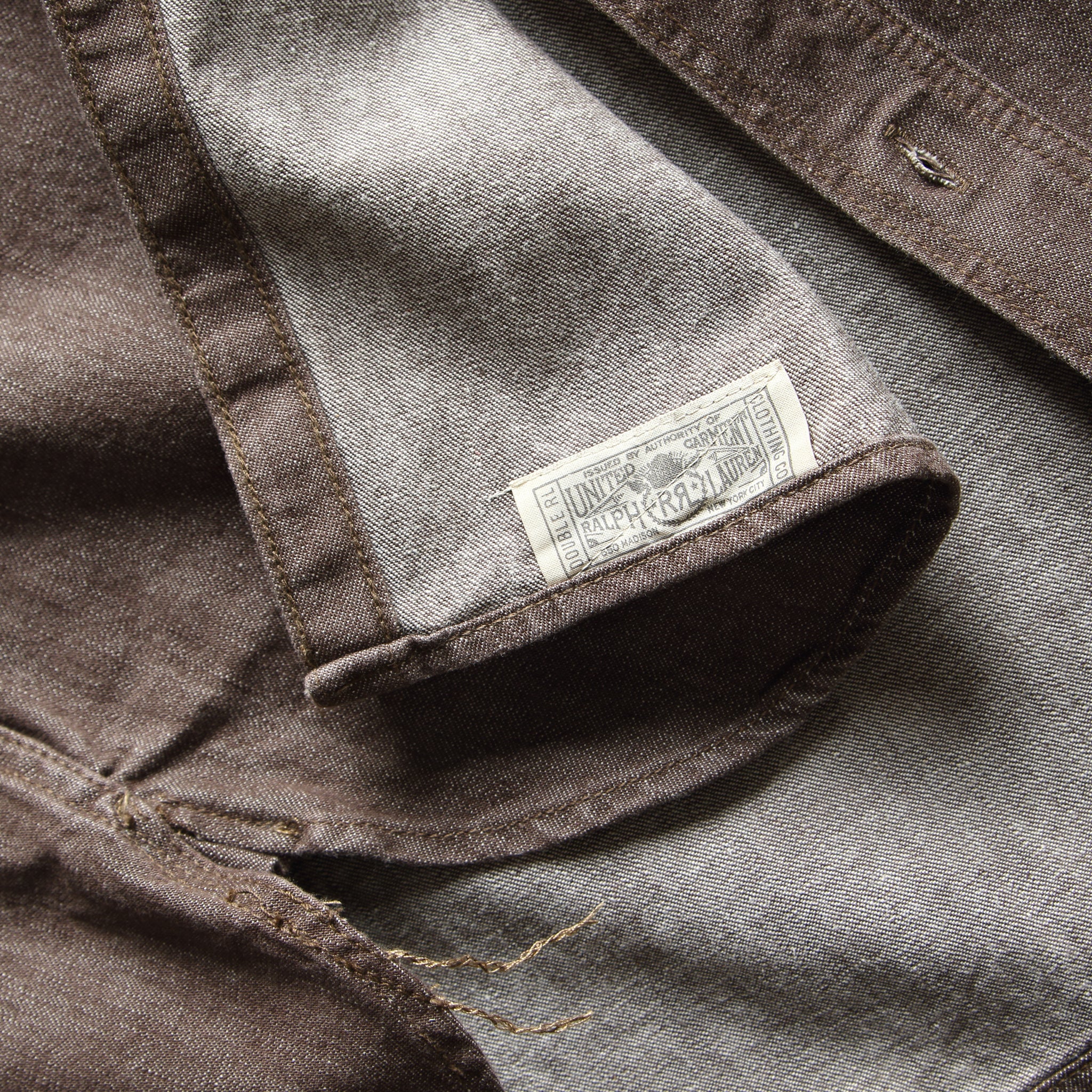Harvest Workshirt - Brown - RRL - STAG Provisions - Tops - L/S Woven - Solid