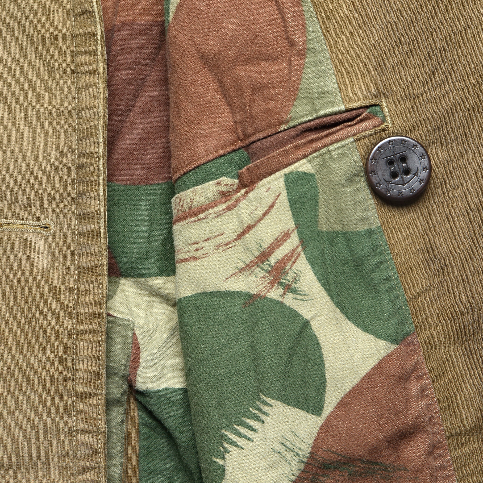 
                          Leahy Junglecloth Peacoat - Olive - RRL - STAG Provisions - Outerwear - Coat / Jacket
                        