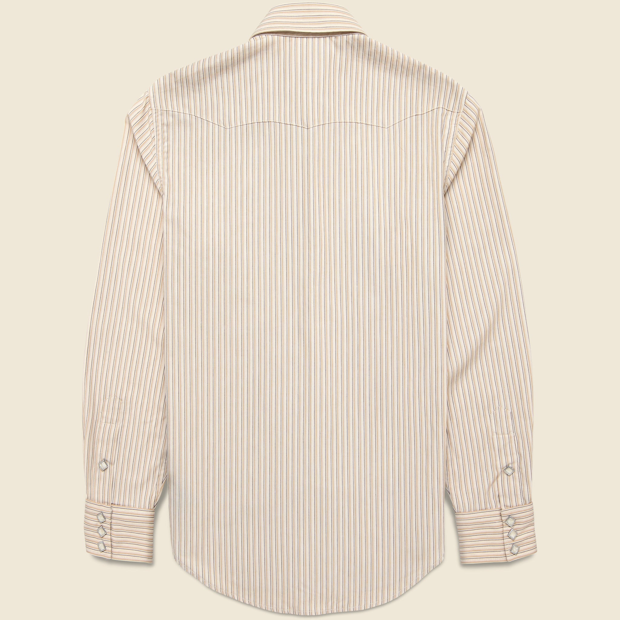 Slim Fit Phoenix Western Shirt - Brown - RRL - STAG Provisions - Tops - L/S Woven - Other Pattern