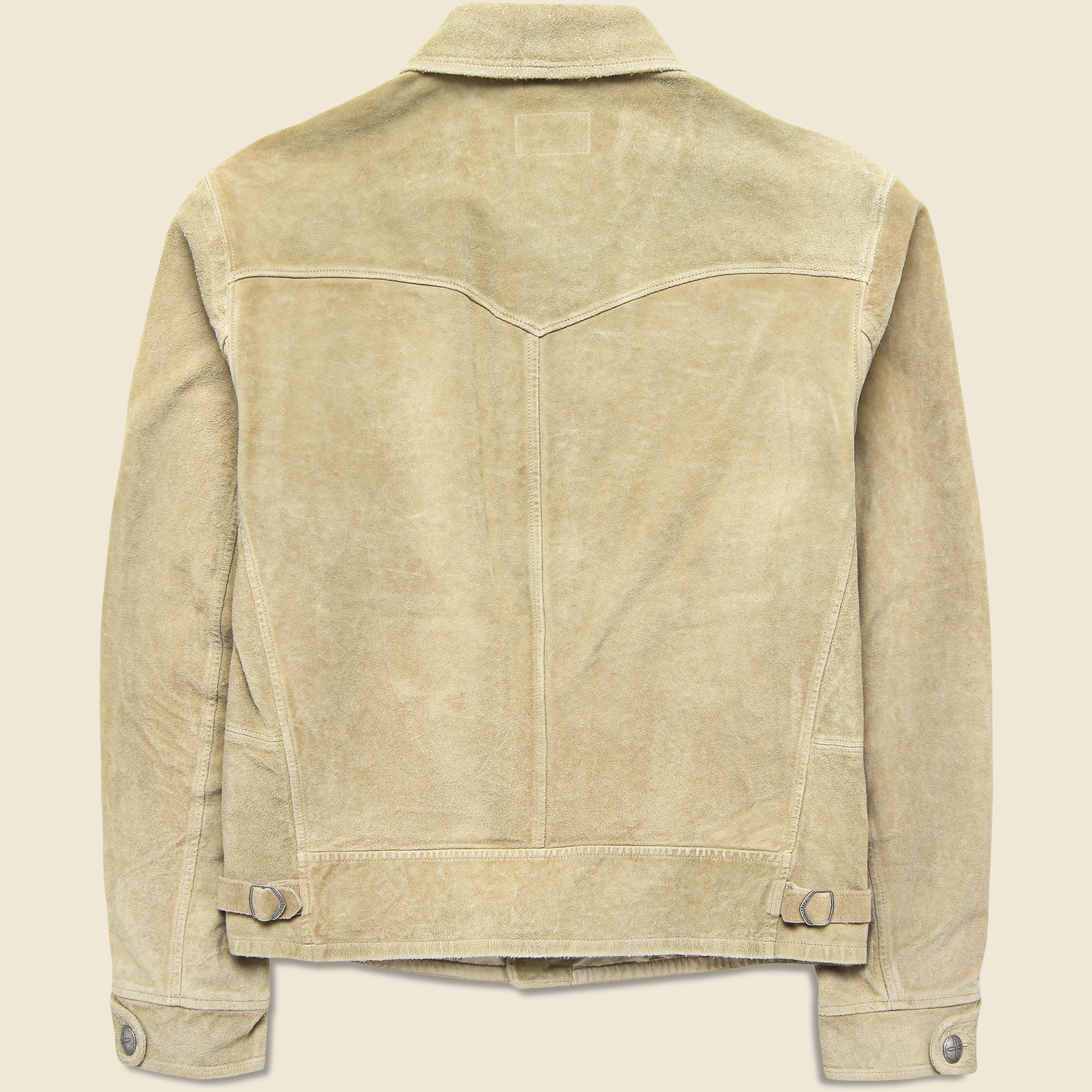 Schwab Suede Jacket - Ivory - RRL - STAG Provisions - Outerwear - Coat / Jacket