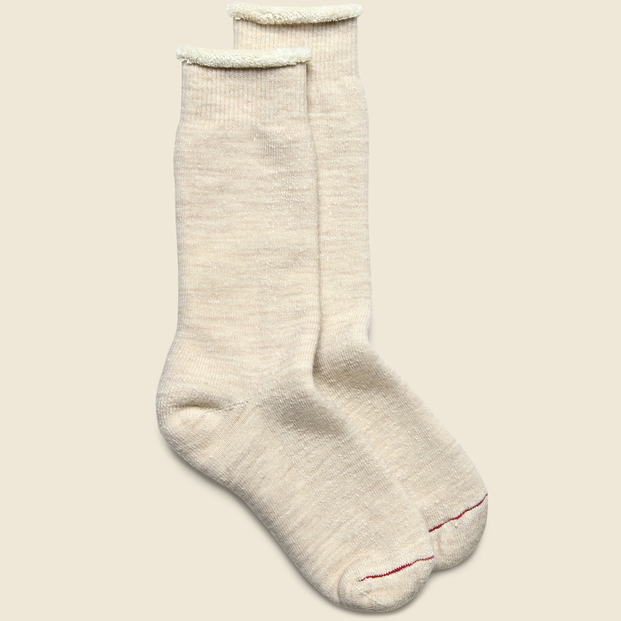 Merino Wool Double Face Crew Sock - Oatmeal - RoToTo - STAG Provisions - Accessories - Socks