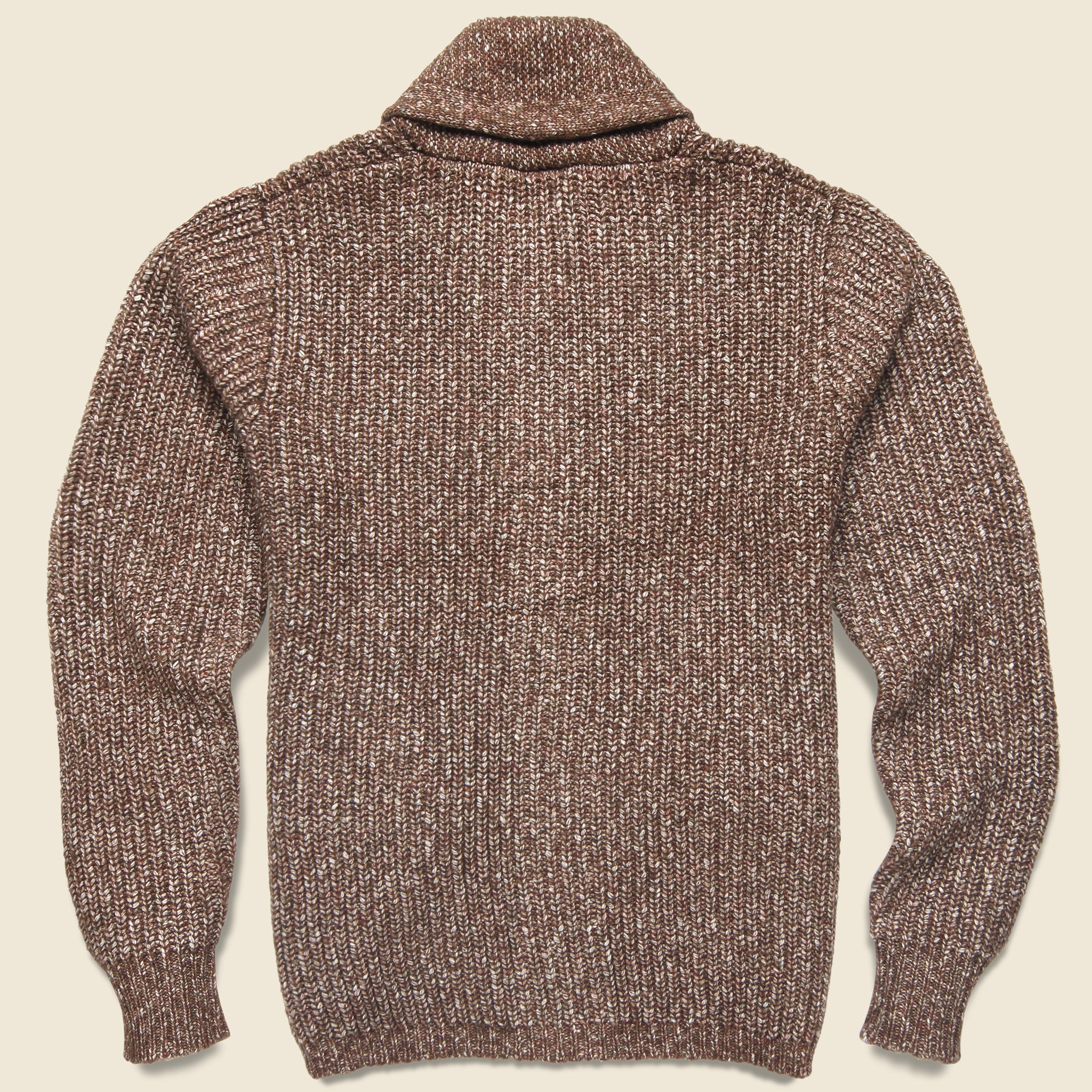 Shawl Collar Cardigan - Brown - Schott - STAG Provisions - Tops - Sweater
