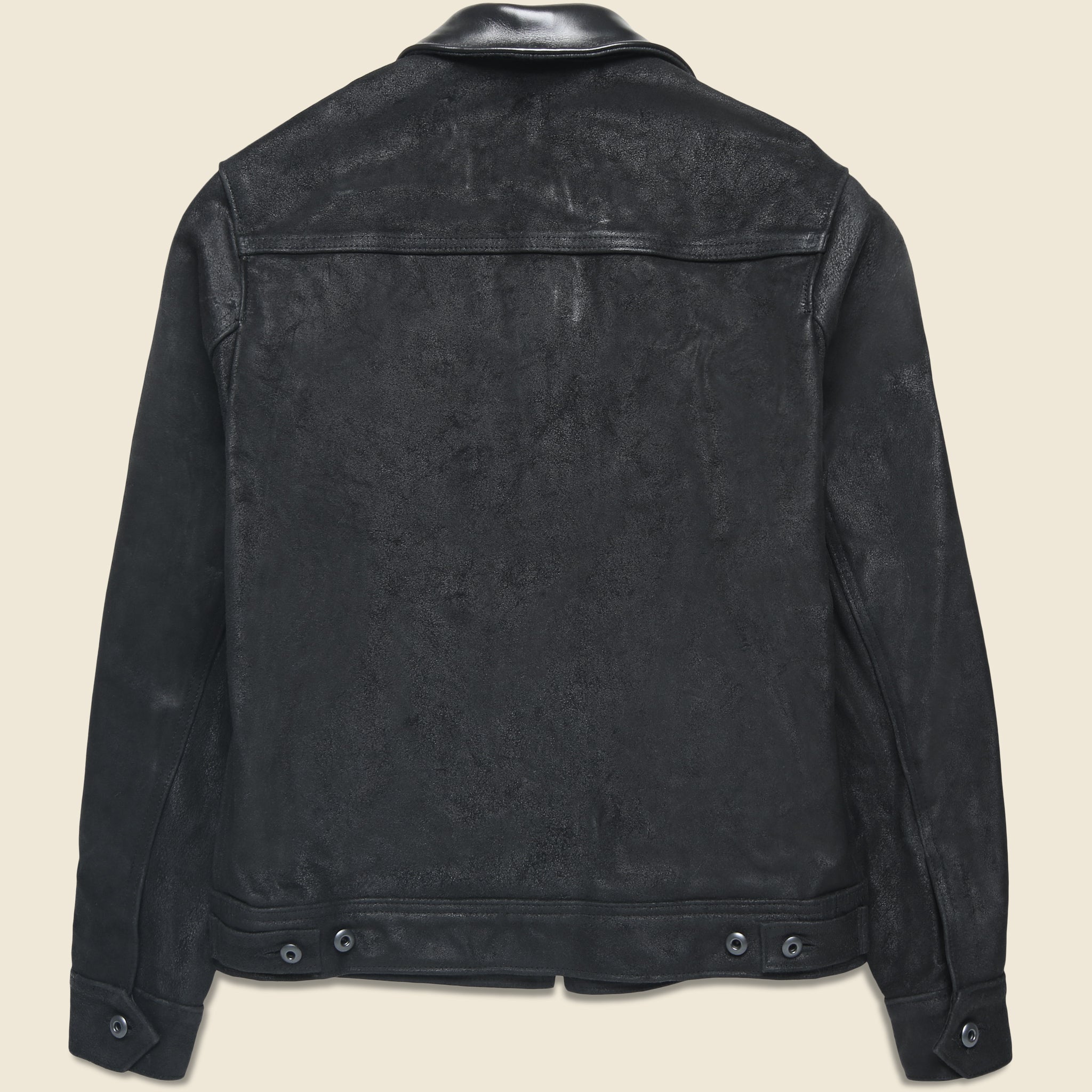 
                          Texas Steerhide Roughout Suede Mechanic Jacket - Black - Schott - STAG Provisions - Outerwear - Coat / Jacket
                        