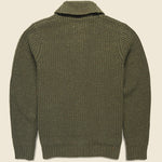 Donegal Cardigan - Olive - Schott - STAG Provisions - Tops - Sweater