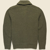 Donegal Cardigan - Olive - Schott - STAG Provisions - Tops - Sweater