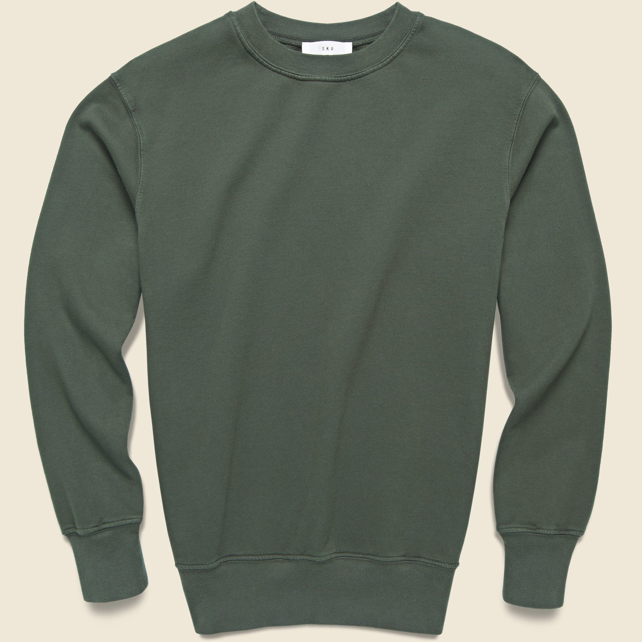 Supima Crew Sweatshirt - Basil - Save Khaki - STAG Provisions - Tops - Fleece / Sweatshirt