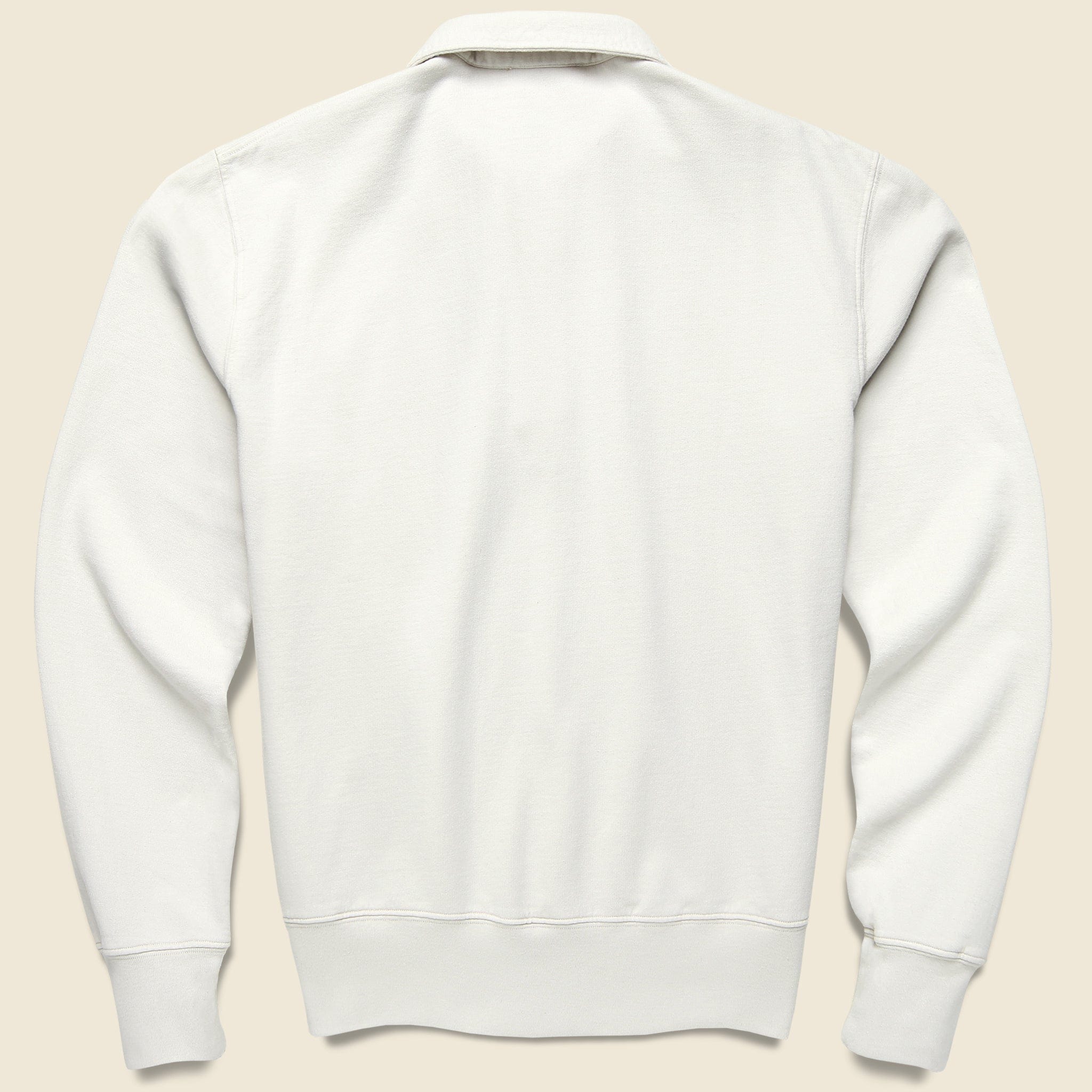 Supima Fleece Polo - Ash - Save Khaki - STAG Provisions - Tops - Fleece / Sweatshirt