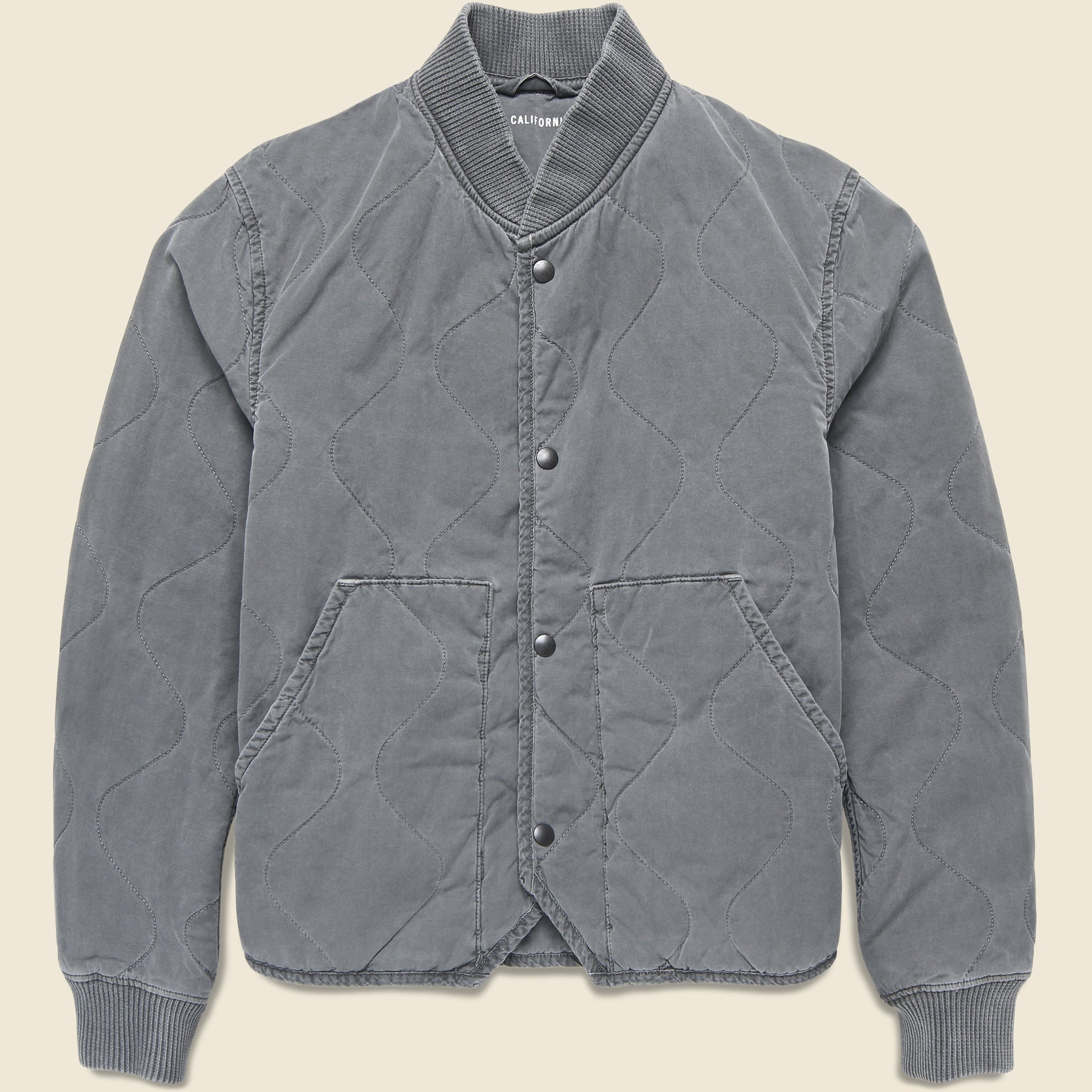 Quilted Bomber Jacket - Black - Save Khaki - STAG Provisions - Outerwear - Coat / Jacket