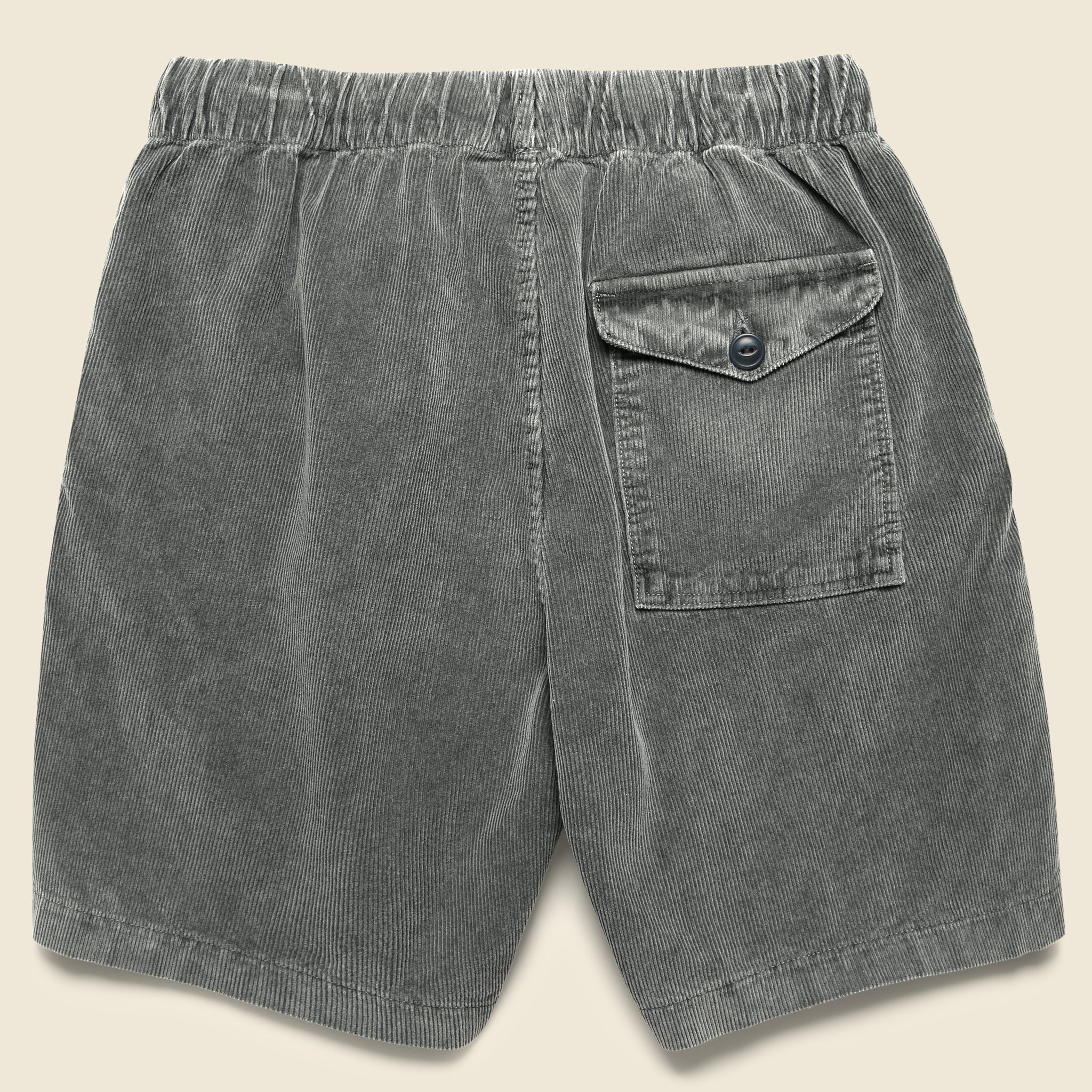 6" Corduroy Easy Shorts - Black - Save Khaki - STAG Provisions - Shorts - Lounge