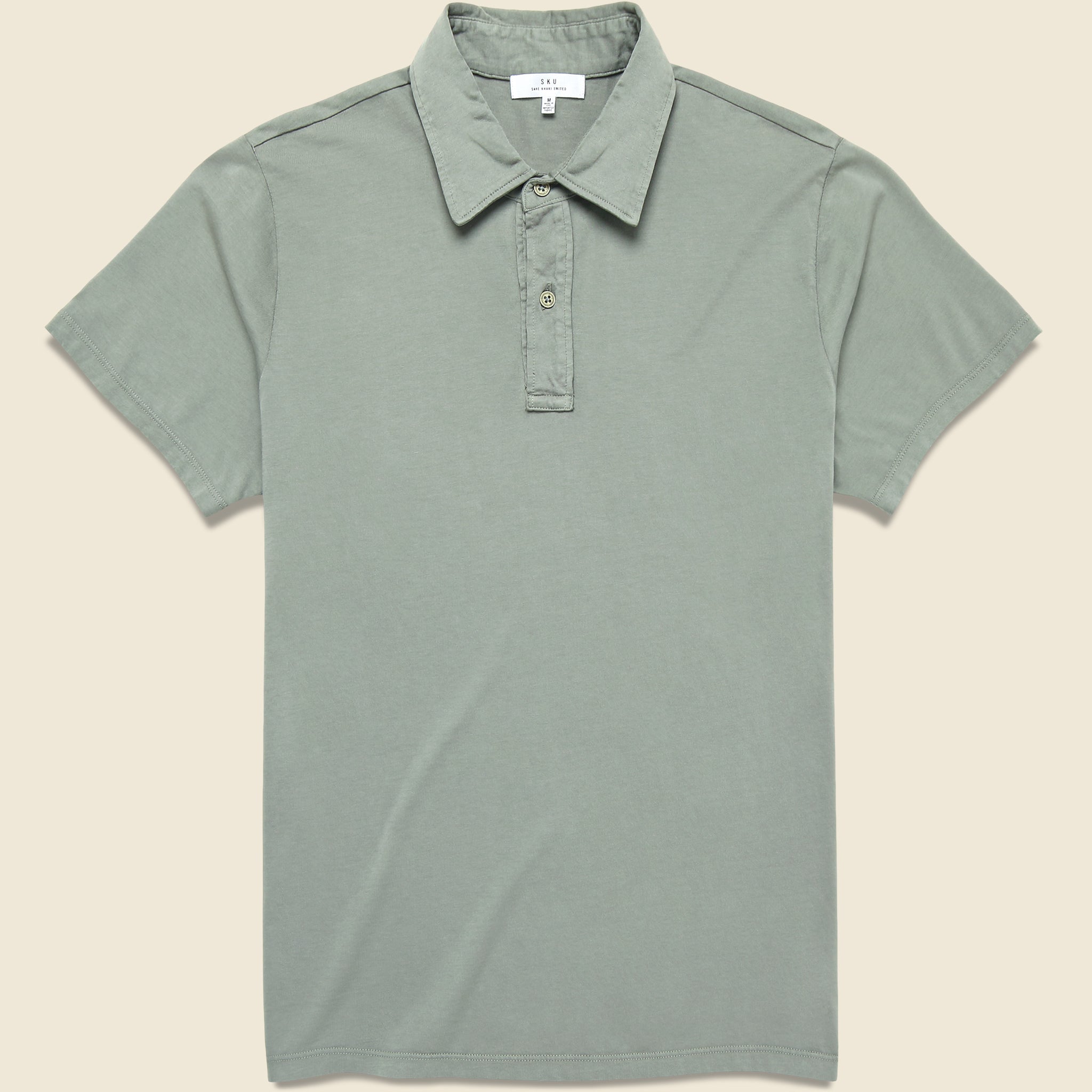 Supima Jersey Polo - Rye Grass - Save Khaki - STAG Provisions - Tops - S/S Knit
