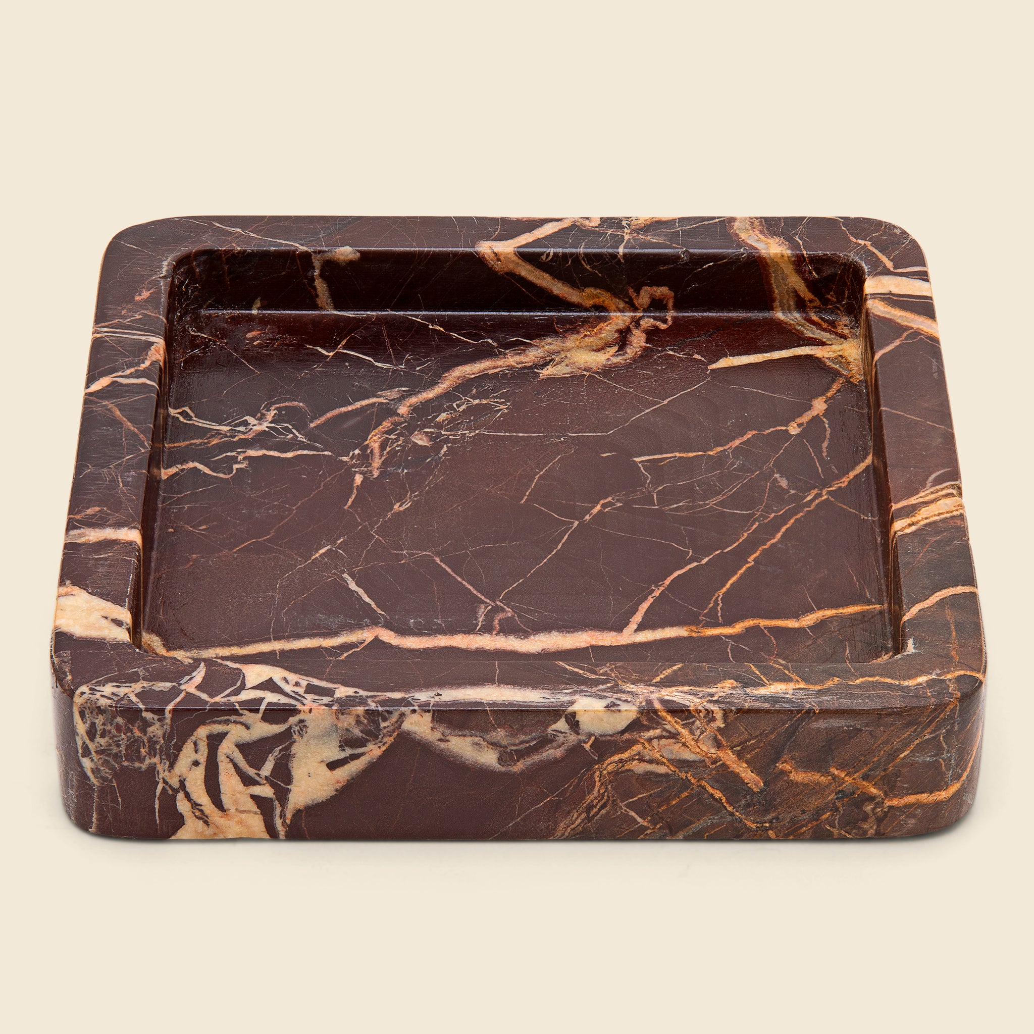 Large Marble Catch-All - Crimson - Home - STAG Provisions - Home - Art & Accessories - Tray