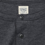 The Regulation Henley - Black Heather - STAG - STAG Provisions - Tops - L/S Knit