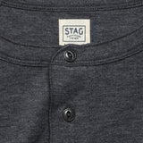 The Regulation Henley - Black Heather - STAG - STAG Provisions - Tops - L/S Knit