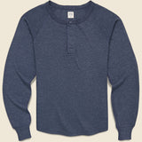 The Regulation Henley - Navy Heather - STAG - STAG Provisions - Tops - L/S Knit