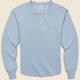 The Regulation Henley - Light Blue Heather - STAG - STAG Provisions - Tops - L/S Knit