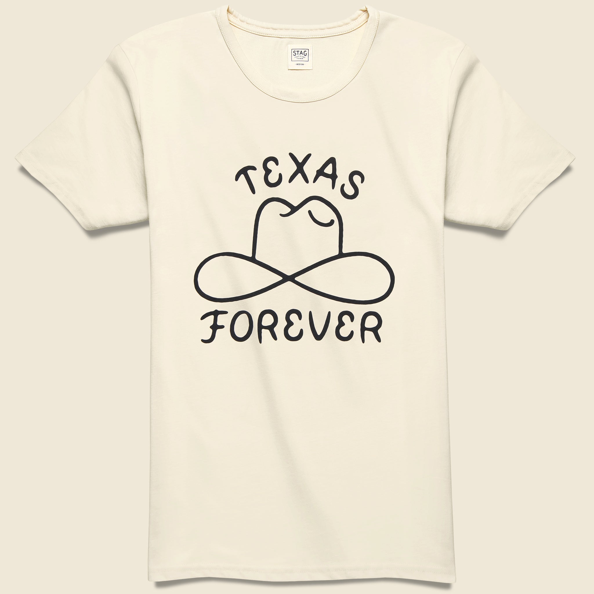 Texas Forever Tee - White - STAG - STAG Provisions - Tops - S/S Tee - Graphic