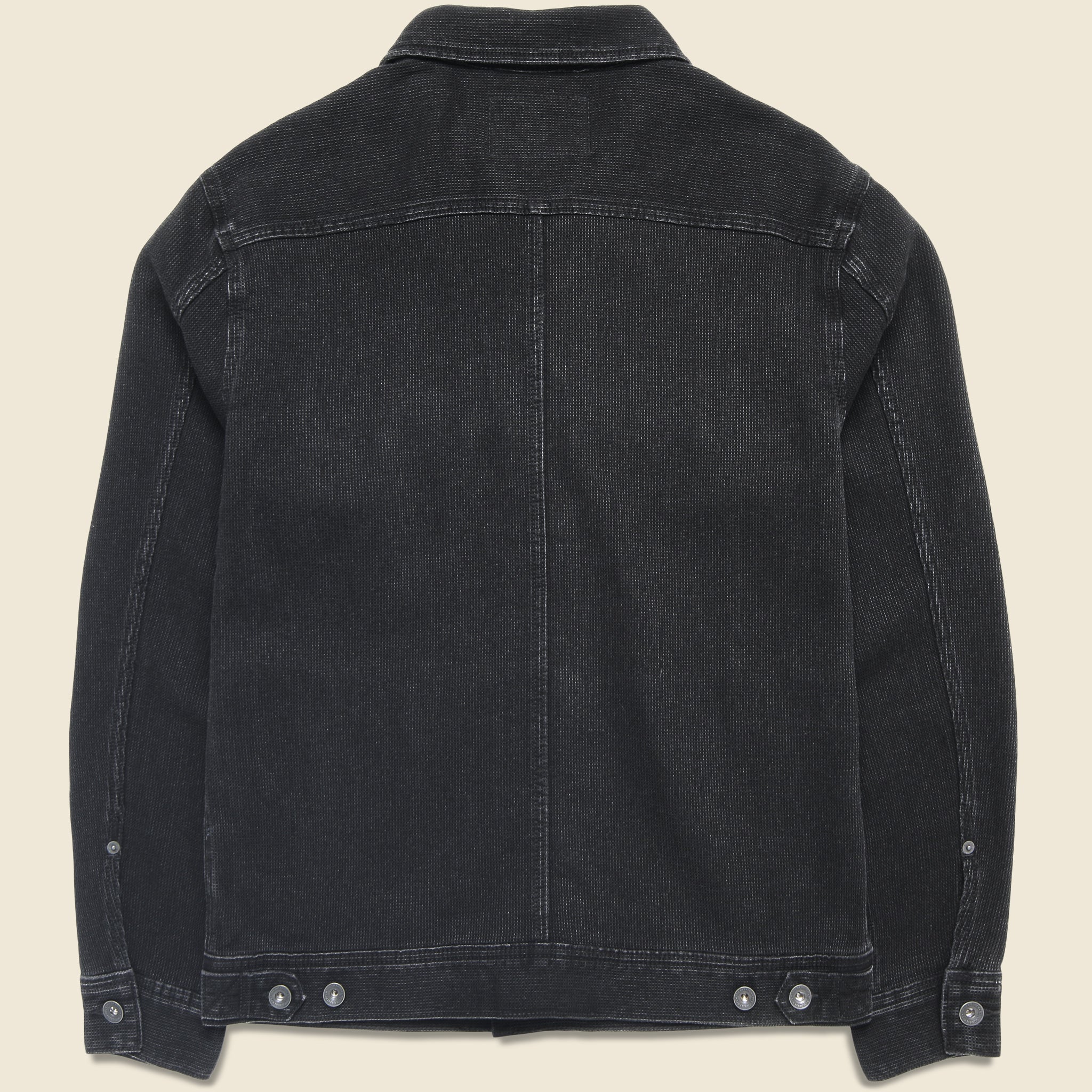 
                          Long Haul Jacket - Black Indigo Waffle - Taylor Stitch - STAG Provisions - Outerwear - Coat / Jacket
                        
