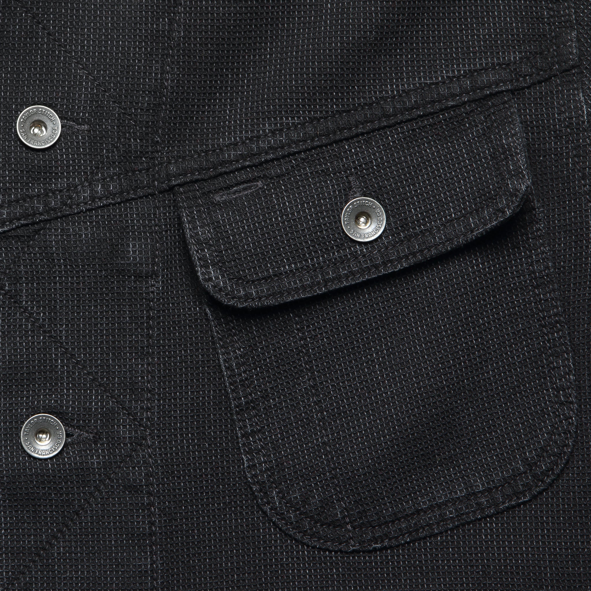 Long Haul Jacket - Black Indigo Waffle - Taylor Stitch - STAG Provisions - Outerwear - Coat / Jacket