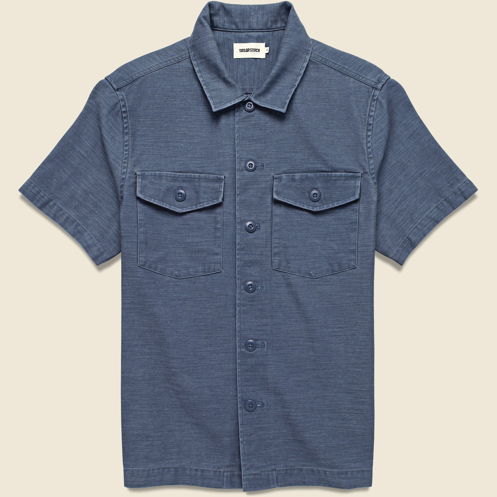 Surplus Shirt - Dark Navy Sateen