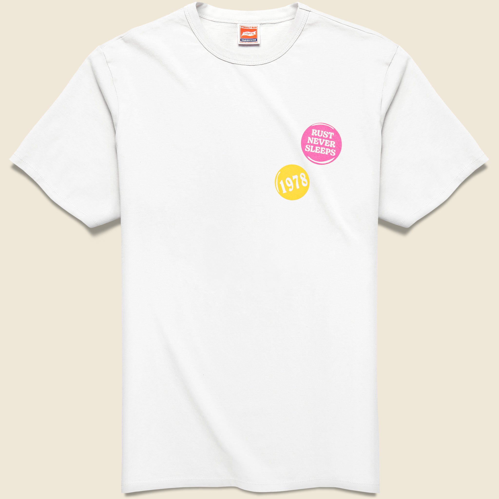 Rust Never Sleeps Tee - White - TSPTR - STAG Provisions - Tops - S/S Tee - Graphic