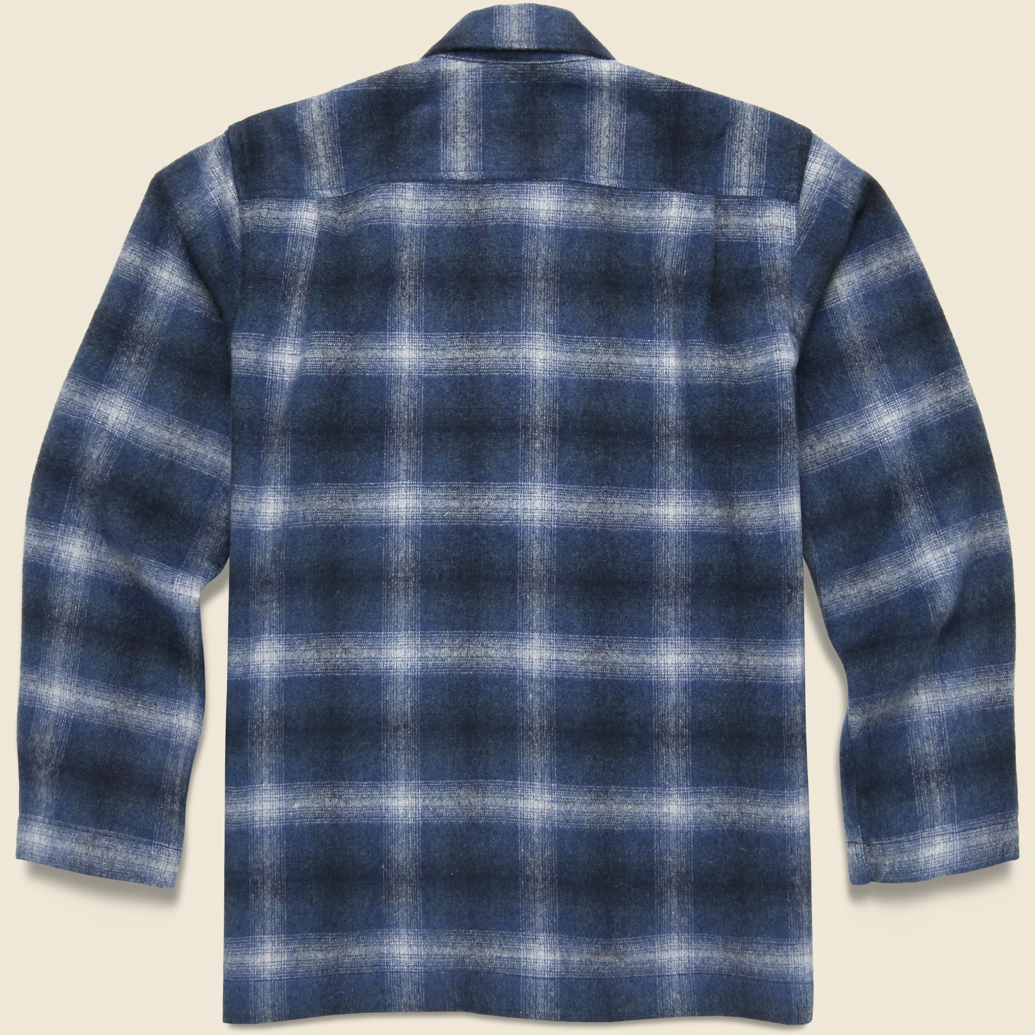 Easy Overshirt - Navy Check - Universal Works - STAG Provisions - Tops - L/S Woven - Overshirt