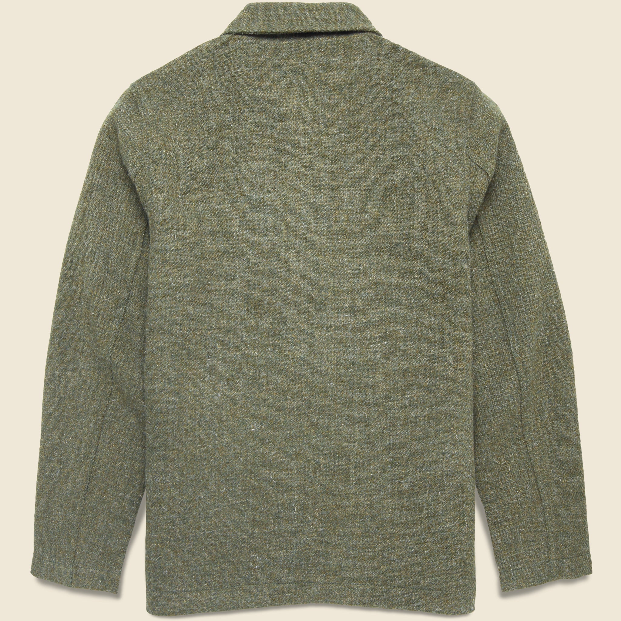 Harris Tweed Bakers Chore Jacket - Green - Universal Works - STAG Provisions - Outerwear - Coat / Jacket
