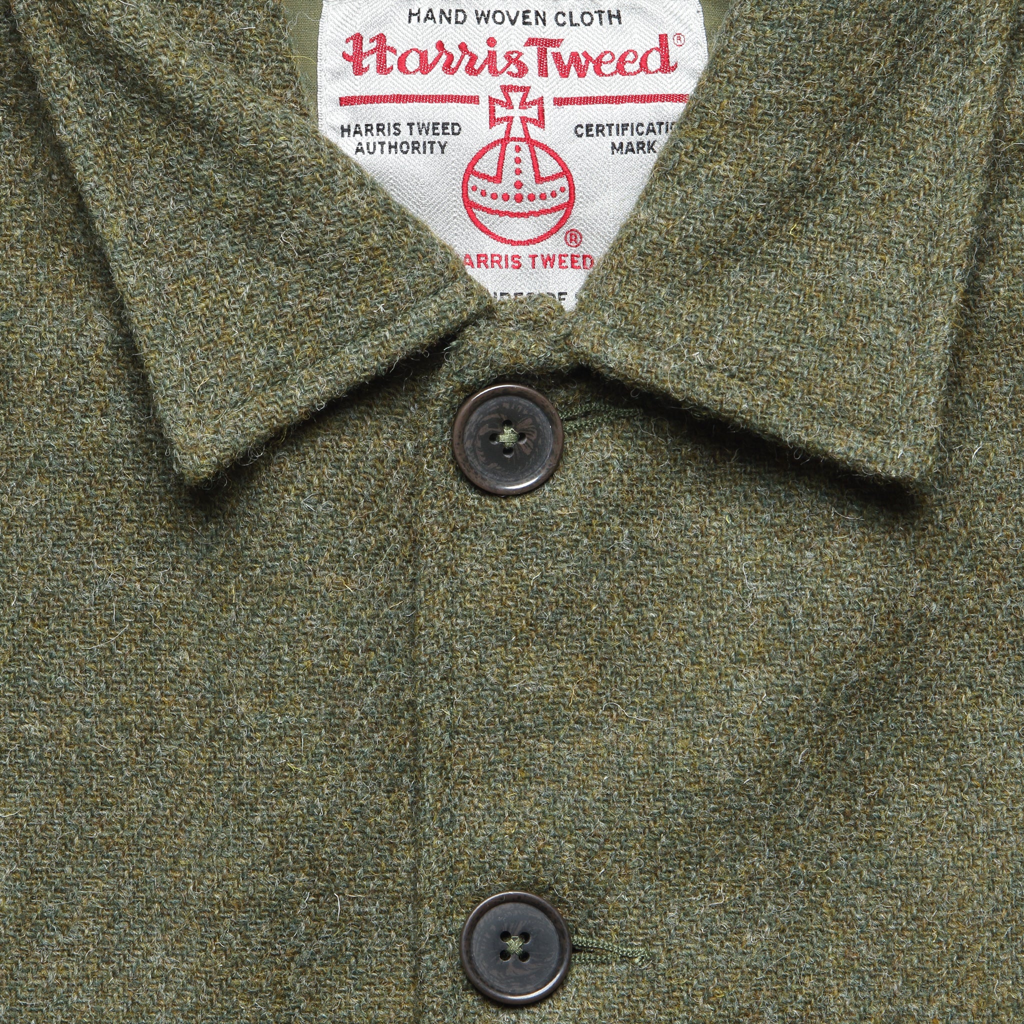 Harris Tweed Bakers Chore Jacket - Green - Universal Works - STAG Provisions - Outerwear - Coat / Jacket