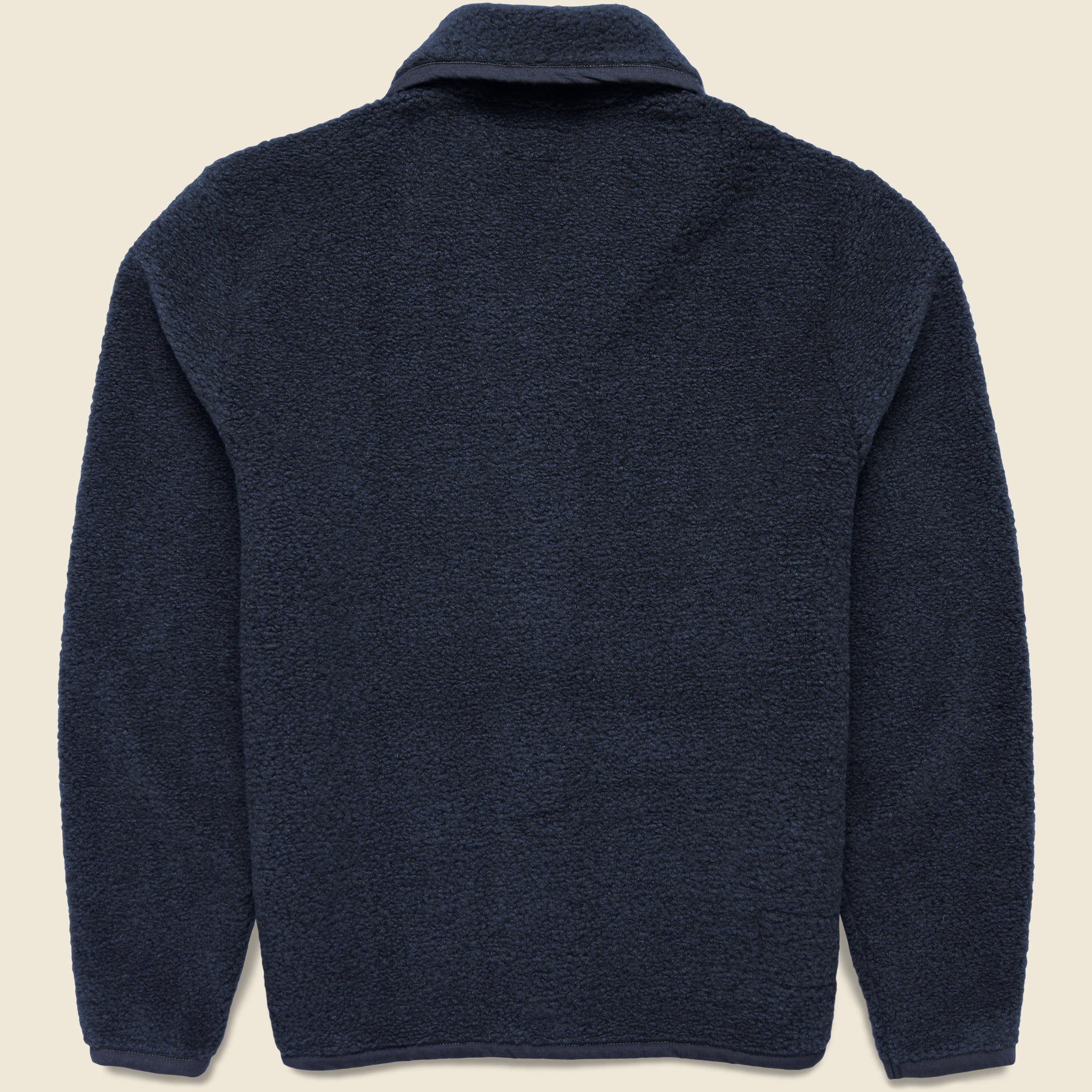 Alvar Fleece Lancaster Jacket - Navy - Universal Works - STAG Provisions - Outerwear - Coat / Jacket