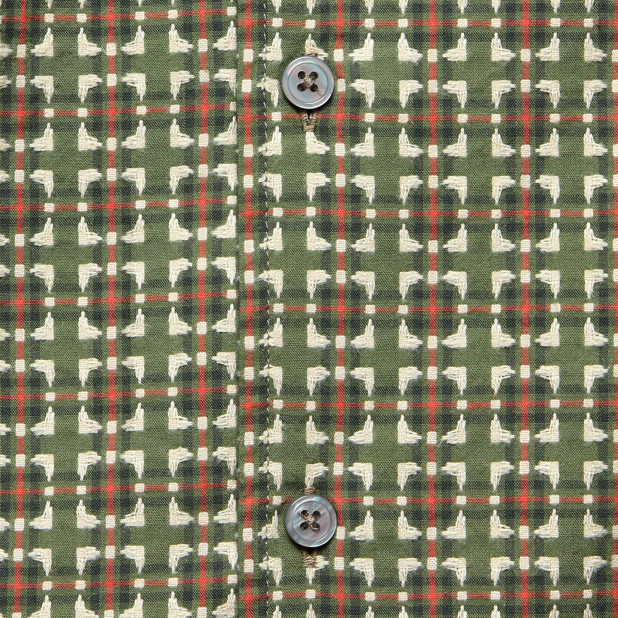 Oscar Camp Shirt - Olive - Universal Works - STAG Provisions - Tops - L/S Woven - Other Pattern