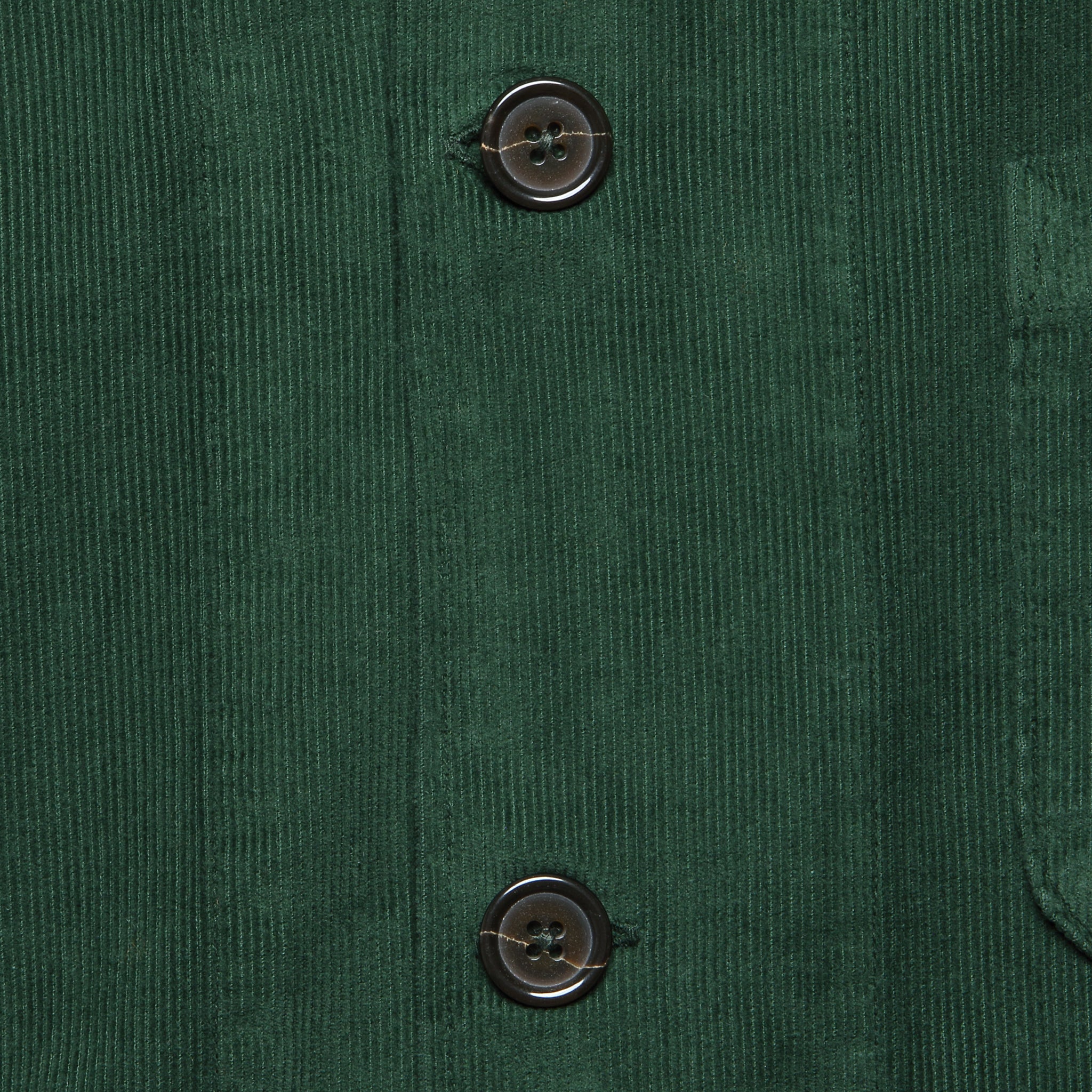 Fine Cord Bakers Overshirt - Green - Universal Works - STAG Provisions - Tops - L/S Woven - Overshirt