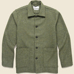 Harris Tweed Easy Jacket - Olive - Universal Works - STAG Provisions - Outerwear - Coat / Jacket