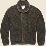Bouclet Fleece Lancaster Jacket - Brown - Universal Works - STAG Provisions - Outerwear - Coat / Jacket