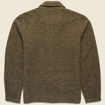 Wool Knit Rams Jacket - Olive - Universal Works - STAG Provisions - Outerwear - Coat / Jacket