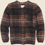 Pino Wool Fleece Cardigan - Brown - Universal Works - STAG Provisions - Tops - Sweater