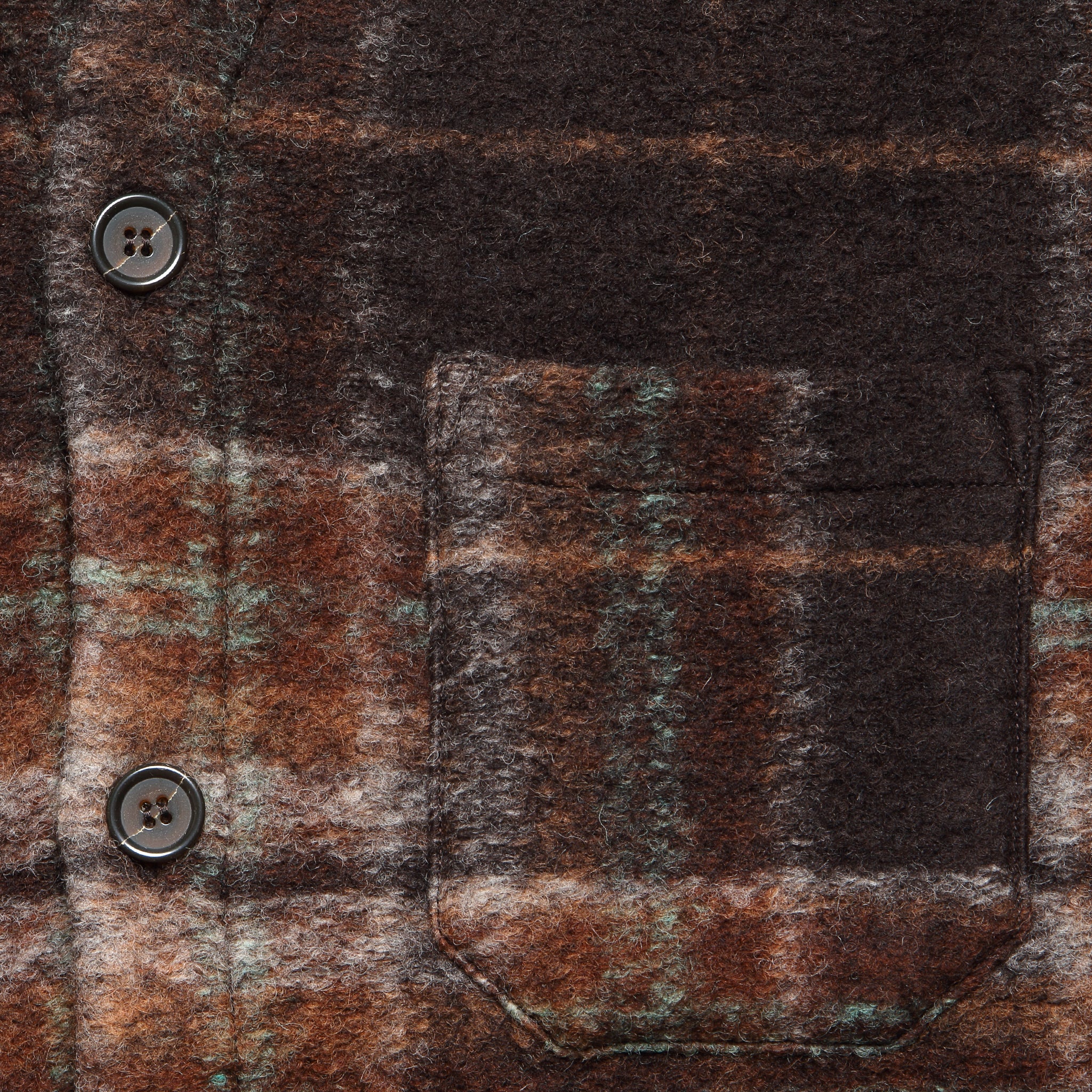 
                          Pino Wool Fleece Cardigan - Brown - Universal Works - STAG Provisions - Tops - Sweater
                        