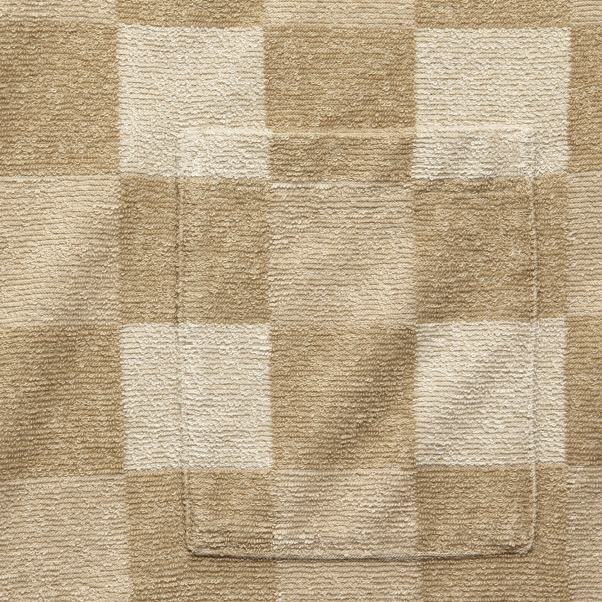 Terry Checkerboard Vacation Polo - Sand - Universal Works - STAG Provisions - Tops - S/S Knit