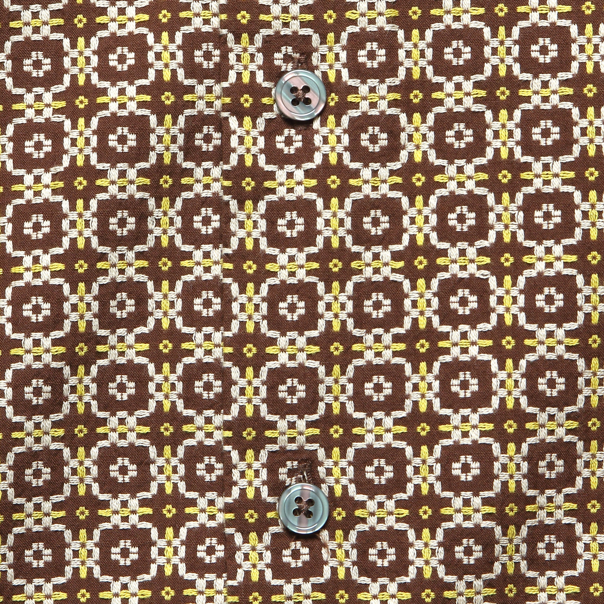 Tile Road Shirt - Brown - Universal Works - STAG Provisions - Tops - S/S Woven - Other Pattern