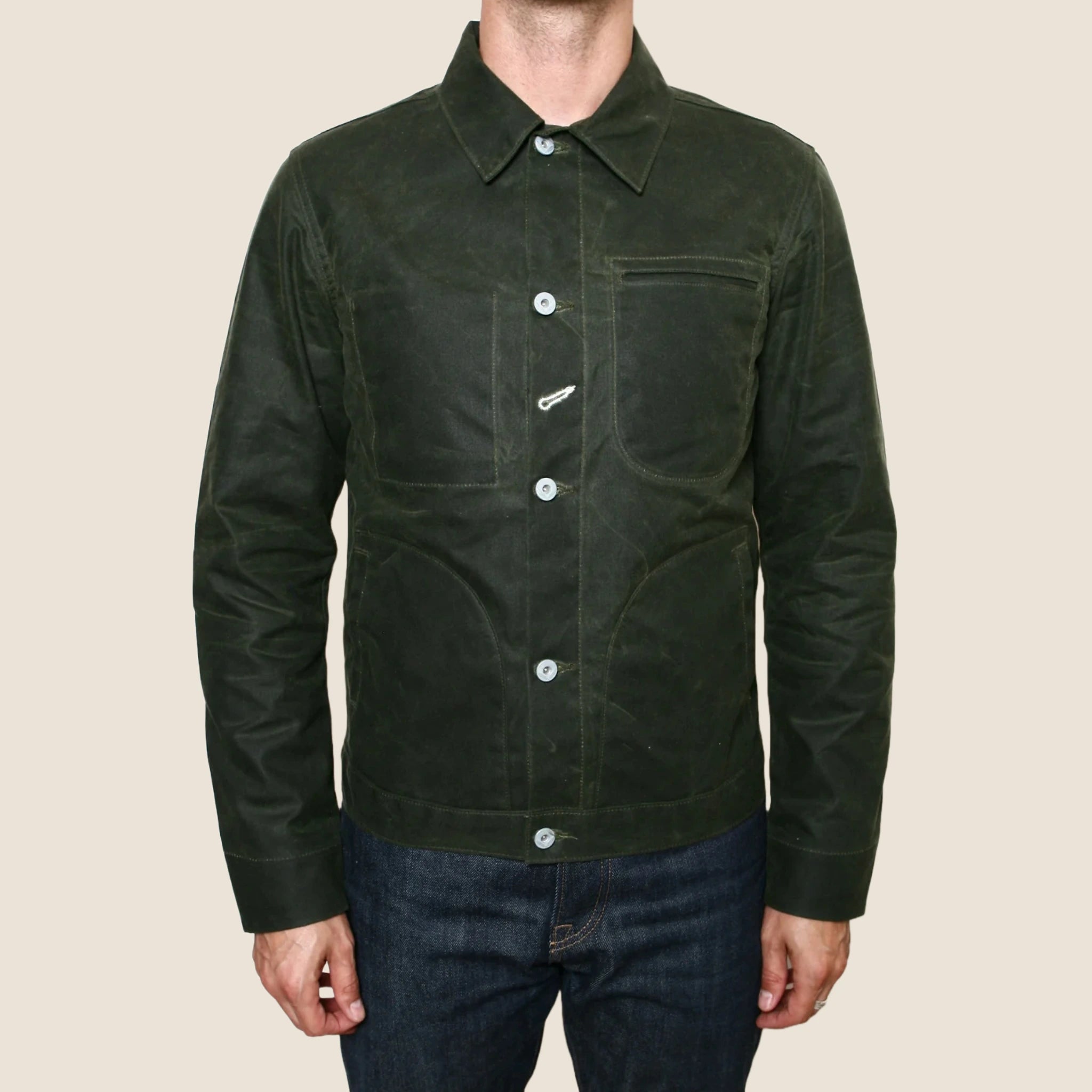 
                          Supply Jacket - Waxed Olive Ridgeline - Rogue Territory - STAG Provisions - Outerwear - Coat / Jacket
                        