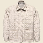 Mount Reversible Overshirt - Bobble Wool Natural - Wax London - STAG Provisions - Outerwear - Shirt Jacket