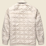 Mount Reversible Overshirt - Bobble Wool Natural - Wax London - STAG Provisions - Outerwear - Shirt Jacket