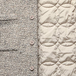 Mount Reversible Overshirt - Bobble Wool Natural - Wax London - STAG Provisions - Outerwear - Shirt Jacket